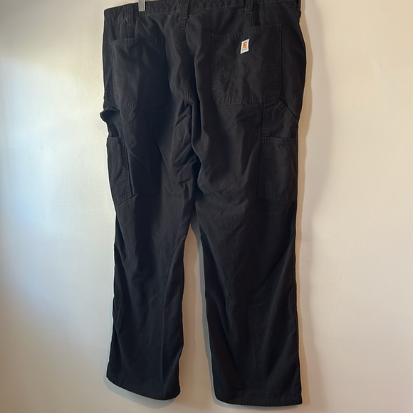 Black Carhartt Original Fit Pants Size 18 Short - Picture 5 of 10